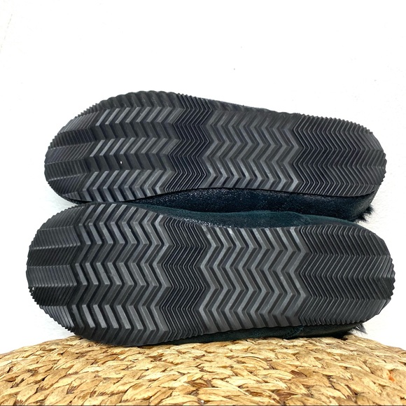 Sorel go errand run slip on black faux fur women 12 - Picture 7 of 9